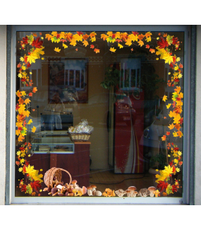 Sticker-angle-feuilles-mortes-d-automne-érable-vitrophanie-décoration-vitrine-automnale-électrostatique-sans-colle-repositionnable-réutilisable-DECO-VITRES