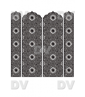 DSP1409 - Lot de stickers moucharabieh