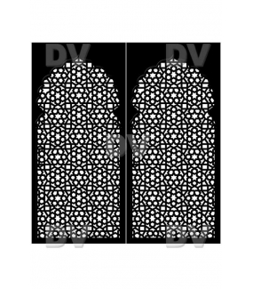 DSP1416 - Lot de 2 stickers moucharabiehs