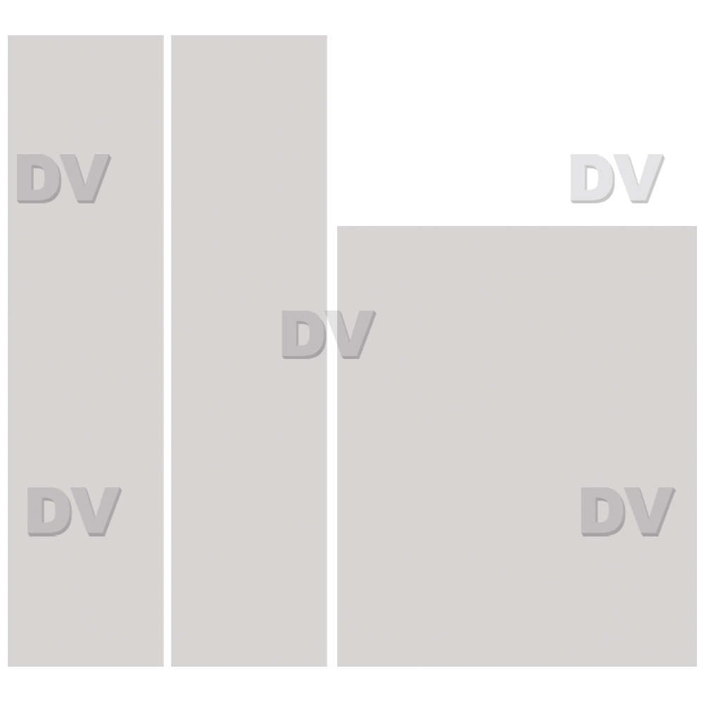 DSP1709 - Lot de 3 stickers adhésifs effet dépoli DSP1709 - Lot de 3 stickers adhésifs effet dépoli