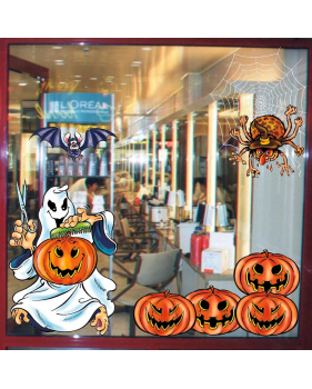 Sticker-halloween-2-citrouilles-31-octobre-vitrophanie-décoration-vitrine-halloween-électrostatique-sans-colle-repositionnable-réutilisable-DECO-VITRES