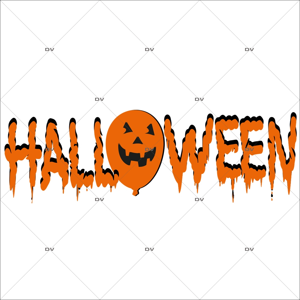 Sticker-halloween-texte-31-octobre-vitrophanie-décoration-vitrine-halloween-électrostatique-sans-colle-repositionnable-réutilisable-DECO-VITRES