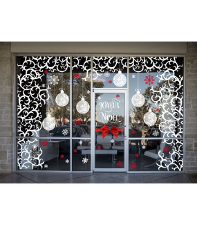 Sticker-boules-géantes-de-noël-givrées-effet-dépoli-blanc-vitrophanie-décoration-vitrine-noël-électrostatique-sans-colle-repositionnable-réutilisable-DECO-VITRES