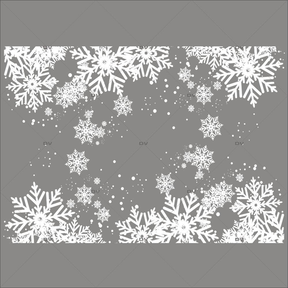 Sticker-frises-cristaux-de-neige-géants-flocons-blancs-paysage-hiver-vitrophanie-décoration-vitrine-noël-électrostatique-sans-colle-repositionnable-réutilisable-DECO-VITRES