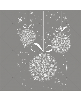 Sticker-frise-boules-de-noël-en-cristaux-blanc-vitrophanie-décoration-vitrine-noël-électrostatique-sans-colle-repositionnable-réutilisable-DECO-VITRES