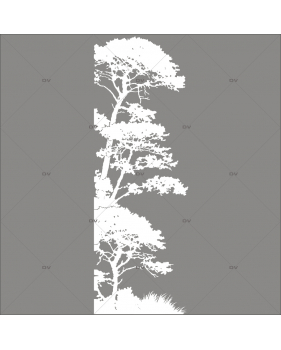 Sticker-pin-parasol-arbre-givré-blanc-paysage-hiver-vitrophanie-décoration-vitrine-noël-électrostatique-sans-colle-repositionnable-réutilisable-DECO-VITRES