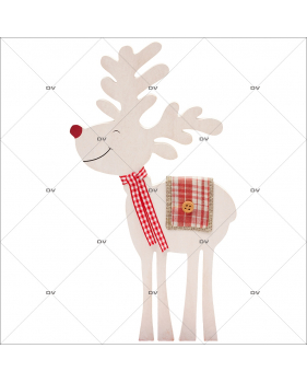 Sticker-renne-animaux-vitrophanie-décoration-vitrine-noël-électrostatique-sans-colle-repositionnable-réutilisable-DECO-VITRES