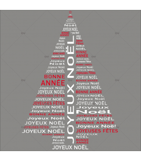 Sticker-sapin-textes-joyeux-noël-multilingue-international-blanc-vitrophanie-décoration-vitrine-noël-électrostatique-sans-colle-repositionnable-réutilisable-DECO-VITRES