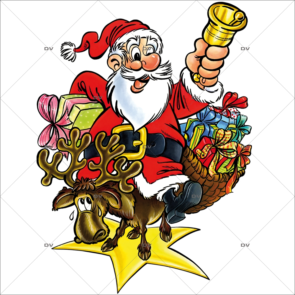 Sticker-père-noël-renne-hotte-cadeaux-vitrophanie-décoration-vitrine-noël-électrostatique-sans-colle-repositionnable-réutilisable-DECO-VITRES Sticker-père-noël-renne-hotte-cadeaux-vitrophanie-décoration-vitrine-noël-électrostatique-sans-colle-repositionnable-réutilisable-DECO-VITRES