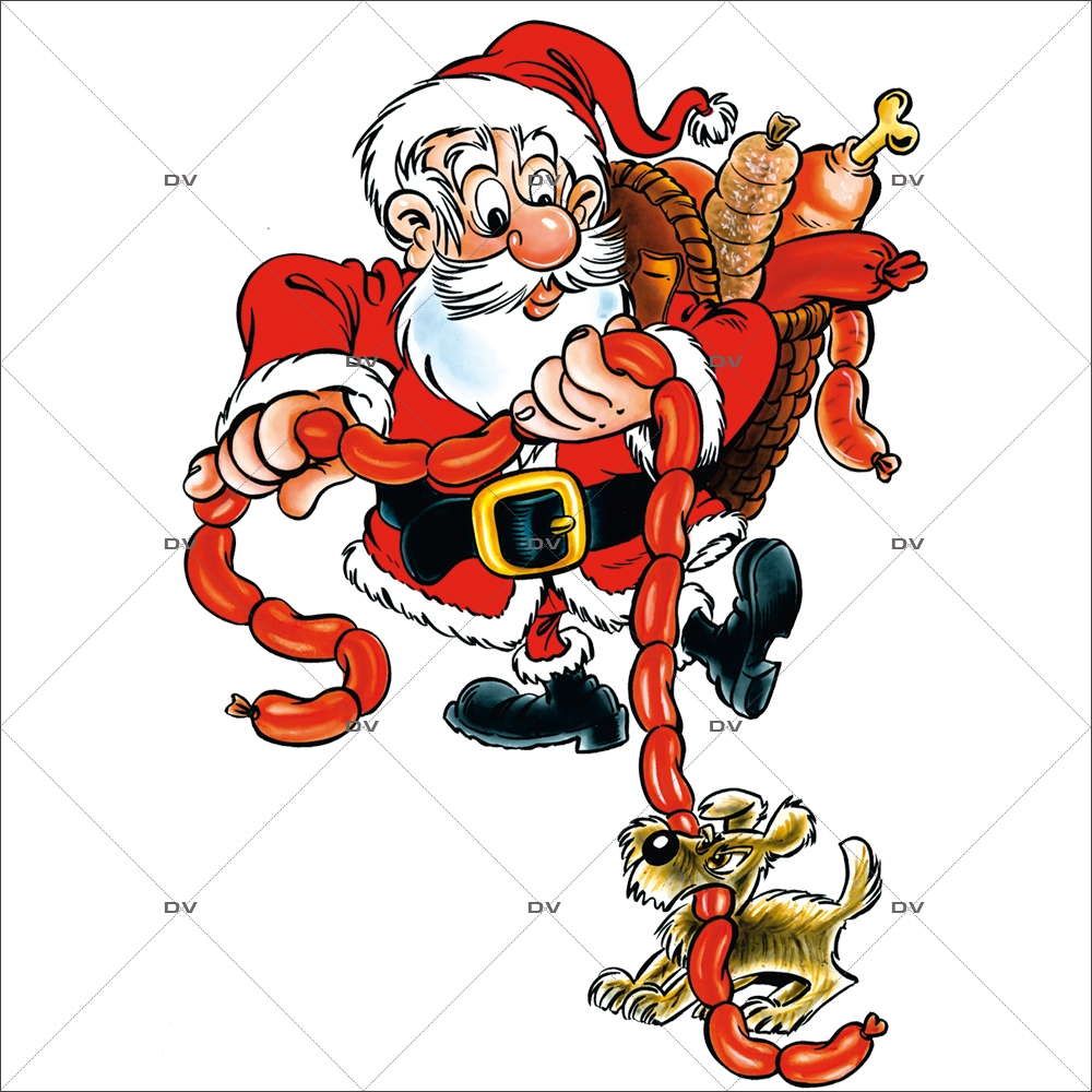 Sticker-père-noël-boucher-vitrophanie-décoration-vitrine-noël-boucherie-charcuterie-électrostatique-sans-colle-repositionnable-réutilisable-DECO-VITRES Sticker-père-noël-boucher-vitrophanie-décoration-vitrine-noël-boucherie-charcuterie-électrostatique-sans-colle-repositionnable-réutilisable-DECO-VITRES
