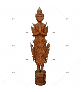 Sticker-bouddha-asiatique-ambiance-zen-adhésif-encres-écologiques-latex-décoration-intérieure-DECO-VITRES