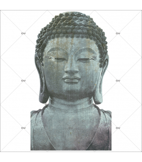 Sticker-bouddha-asiatique-ambiance-zen-adhésif-encres-écologiques-latex-décoration-intérieure-DECO-VITRES