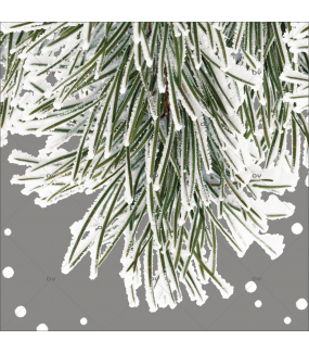Sticker-paysage-de-neige-frises-pin-enneigé-flocons-entourage-encadrement-hiver-ski-vacances-fête-vitrophanie-décoration-vitrine-noël-électrostatique-sans-colle-repositionnable-réutilisable-DECO-VITRES