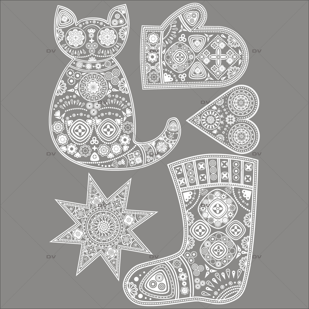 Sticker-chat-gant-coeur-étoile-noël-russe-blanc-vitrophanie-décoration-vitrine-noël-électrostatique-sans-colle-repositionnable-réutilisable-DECO-VITRES Sticker-chat-gant-coeur-étoile-noël-russe-blanc-vitrophanie-décoration-vitrine-noël-électrostatique-sans-colle-repositionnable-réutilisable-DECO-VITRES