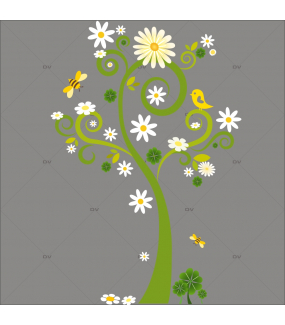 Sticker-arbre-fleuri-printemps-nature-chambre-enfant-bébé-mural-adhésif-encres-écologiques-latex-décoration-intérieure-DECO-VITRES