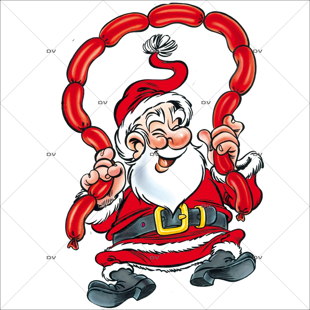 Sticker-père-noël-boucher-vitrophanie-décoration-vitrine-noël-boucherie-charcuterie-électrostatique-sans-colle-repositionnable-réutilisable-DECO-VITRES Sticker-père-noël-boucher-vitrophanie-décoration-vitrine-noël-boucherie-charcuterie-électrostatique-sans-colle-repositionnable-réutilisable-DECO-VITRES