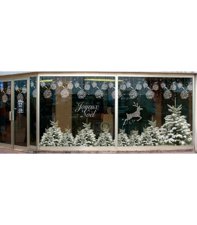 Sticker-frise-boules-de-noël-en-cristaux-blanc-vitrophanie-décoration-vitrine-noël-électrostatique-sans-colle-repositionnable-réutilisable-DECO-VITRES