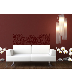 Sticker-orchidées-blanches-galets-asiatique-ambiance-zen-adhésif-encres-écologiques-latex-décoration-intérieure-DECO-VITRES