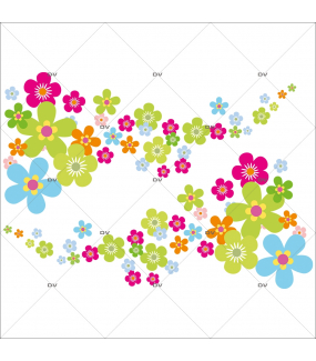 Sticker-angles-de-fleurs-multicolores-printemps-été-vitrophanie-décoration-vitrine-estivale-printanière-électrostatique-sans-colle-repositionnable-réutilisable-DECO-VITRES