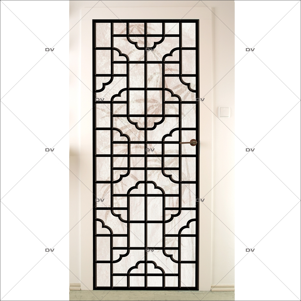 Sticker-porte-panneautage-asiatique-fond-bambous-ambiance-zen-adhésif-encres-écologiques-latex-décoration-intérieure-DECO-VITRES Sticker-porte-panneautage-asiatique-fond-bambous-ambiance-zen-adhésif-encres-écologiques-latex-décoration-intérieure-DECO-VITRES