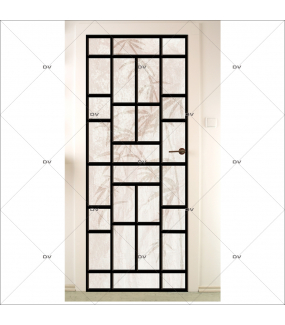 Sticker-porte-panneautage-asiatique-fond-bambous-ambiance-zen-adhésif-encres-écologiques-latex-décoration-intérieure-DECO-VITRES