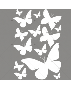 Sticker-papillons-blancs-insectes-printemps-animaux-été-vitrophanie-décoration-vitrine-printanière-estivale-électrostatique-sans-colle-repositionnable-réutilisable-DECO-VITRES