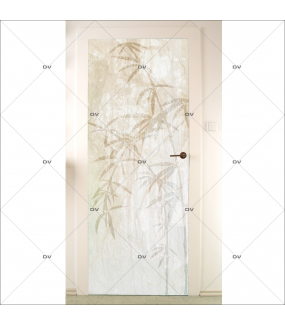 Sticker-porte-bambous-asiatique-ambiance-zen-adhésif-encres-écologiques-latex-décoration-intérieure-DECO-VITRES
