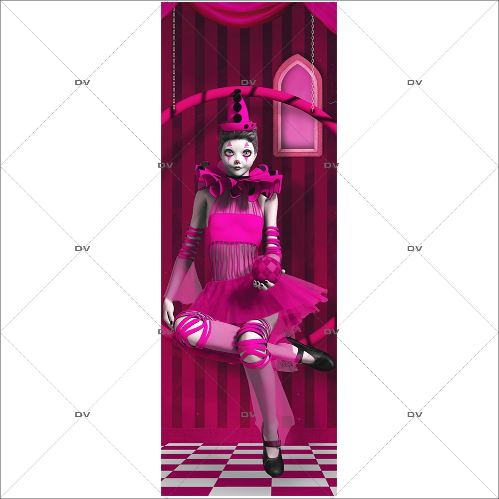 Sticker-porte-ballerine-rose-balançoire-chambre-enfant-fille-adhésif-encres-écologiques-latex-décoration-intérieure-DECO-VITRES Sticker-porte-ballerine-rose-balançoire-chambre-enfant-fille-adhésif-encres-écologiques-latex-décoration-intérieure-DECO-VITRES