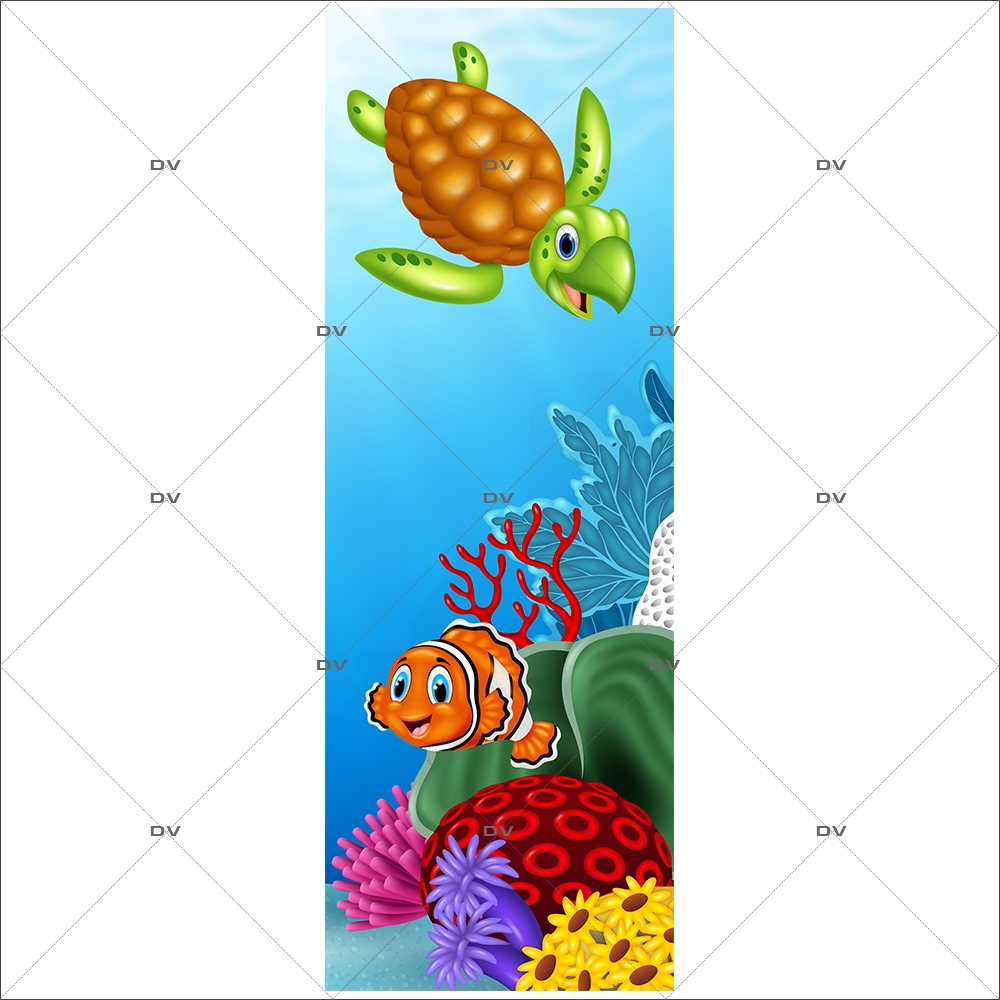 Sticker-porte-vie-sous-marine-dauphin-hippocampe-algues-coraux-mer-chambre-bébé-enfant-salle-de-bains-adhésif-encres-écologiques-latex-décoration-intérieure-DECO-VITRES Sticker-porte-vie-sous-marine-dauphin-hippocampe-algues-coraux-mer-chambre-bébé-enfant-salle-de-bains-adhésif-encres-écologiques-latex-décoration-intérieure-DECO-VITRES
