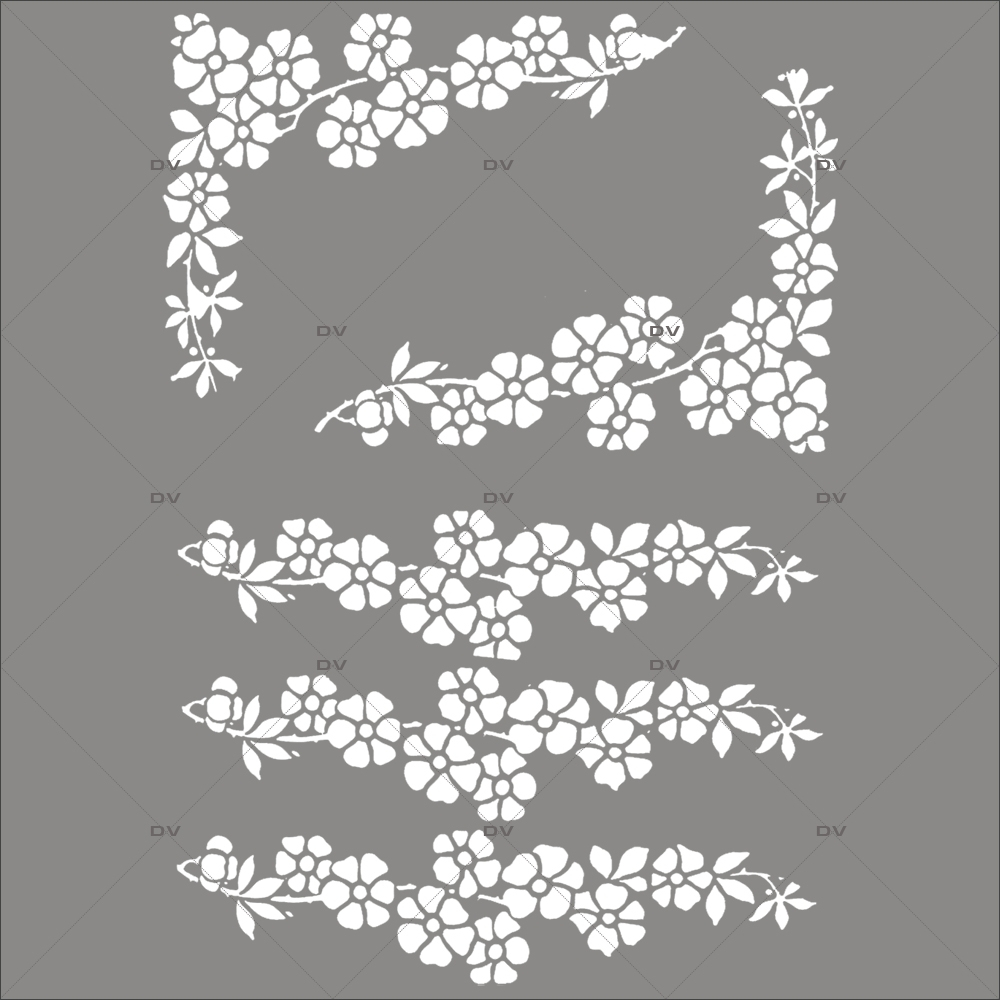 Sticker-angles-et-frises-de-fleurs-blanches-printemps-été-vitrophanie-décoration-vitrine-estivale-printanière-électrostatique-sans-colle-repositionnable-réutilisable-DECO-VITRES