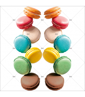 Sticker-frises-de-macarons-vitrophanie-décoration-vitrine-spécial-boulangerie-pâtisserie-salon-de-thé-électrostatique-sans-colle-repositionnable-réutilisable-DECO-VITRES