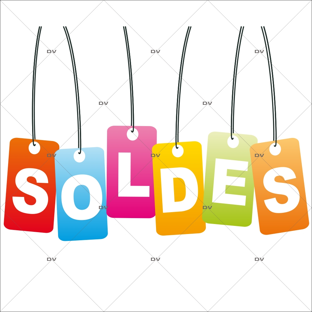 Sticker-frise-étiquettes-soldes-multicolores-vitrophanie-décoration-vitrine-promotionnelle-électrostatique-sans-colle-repositionnable-réutilisable-DECO-VITRES