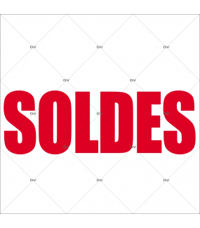 Sticker-soldes-rouge-vitrophanie-décoration-vitrine-promotionnelle-électrostatique-sans-colle-repositionnable-réutilisable-DECO-VITRES