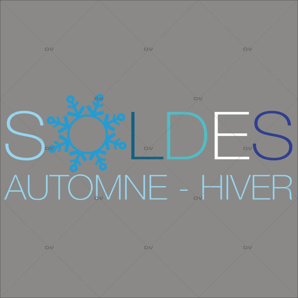 Sticker-soldes-flocon-cristaux-automne-hiver-vitrophanie-décoration-vitrine-promotionnelle-électrostatique-sans-colle-repositionnable-réutilisable-DECO-VITRES