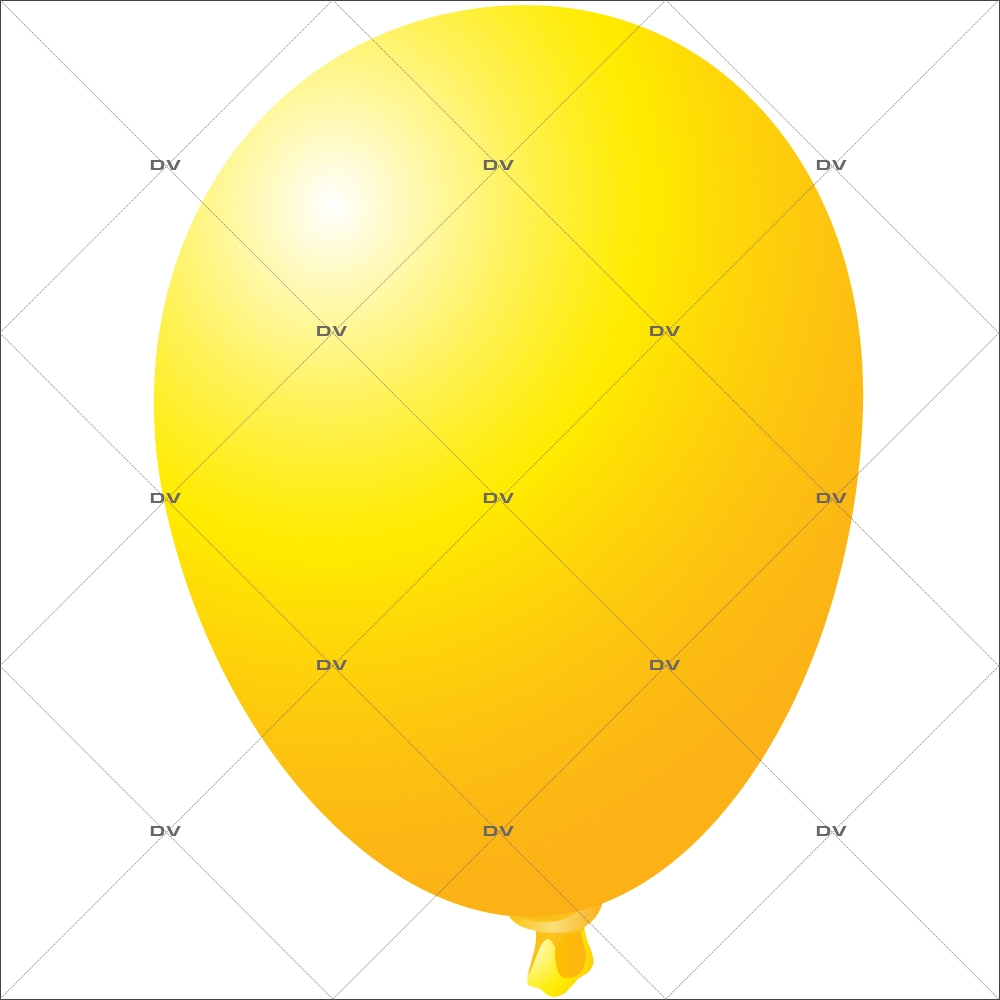 Sticker-ballon-jaune-anniversaire-fête-carnaval-vitrophanie-décoration-vitrine-promotionnelle-électrostatique-sans-colle-repositionnable-réutilisable-DECO-VITRES