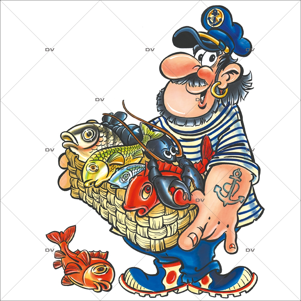 Sticker-pêcheur-et-sa-cagette-de-poissons-vitrophanie-décoration-vitrine-électrostatique-sans-colle-repositionnable-réutilisable-DECO-VITRES Sticker-pêcheur-et-sa-cagette-de-poissons-vitrophanie-décoration-vitrine-électrostatique-sans-colle-repositionnable-réutilisable-DECO-VITRES