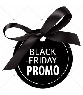 Sticker-étiquette-Black-Friday-promotion-vitrophanie-décoration-vitrine-électrostatique-sans-colle-repositionnable-réutilisable-DECO-VITRES