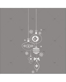 Sticker-frise-suspensions-boules-de-noël-blanc-évidé-thème-girly-vitrophanie-décoration-vitrine-noël-électrostatique-sans-colle-repositionnable-réutilisable-DECO-VITRES