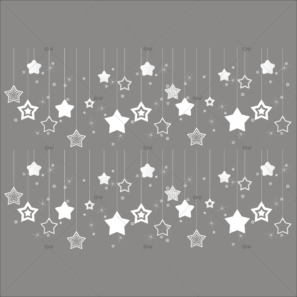 Sticker-frises-étoiles-suspendues-blanc-vitrophanie-décoration-vitrine-noël-électrostatique-sans-colle-repositionnable-réutilisable-DECO-VITRES