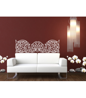 Sticker-frise-thaïe-thaïlande-asiatique-ambiance-décoration-asie-zen-adhésif-teinté-dans-la-masse-26-couleurs-au-choix-découpé-mural-ou-vitres-décoration-intérieure-DECO-VITRES