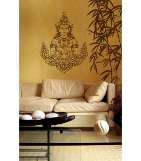 Sticker-bouddha-asiatique-ambiance-décoration-asie-zen-adhésif-teinté-dans-la-masse-26-couleurs-au-choix-découpé-mural-ou-vitres-décoration-intérieure-DECO-VITRES