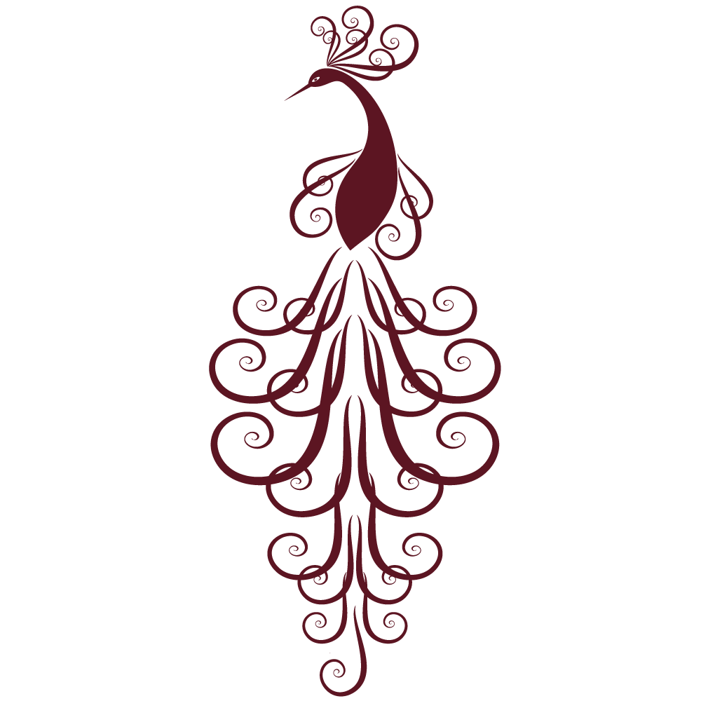 Sticker-paon-oiseau-animal-décoration-zen-adhésif-teinté-dans-la-masse-26-couleurs-au-choix-découpé-mural-ou-vitres-décoration-intérieure-DECO-VITRES