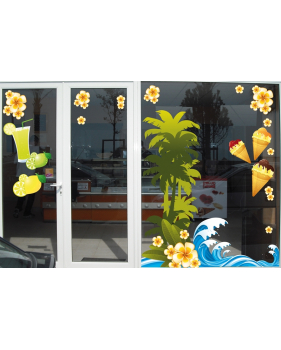 Sticker-glaces-et-boissons-vitrophanie-décoration-vitrine-boulangerie-pâtisserie-salon-de-thé-restaurant-snack-électrostatique-sans-colle-repositionnable-réutilisable-DECO-VITRES
