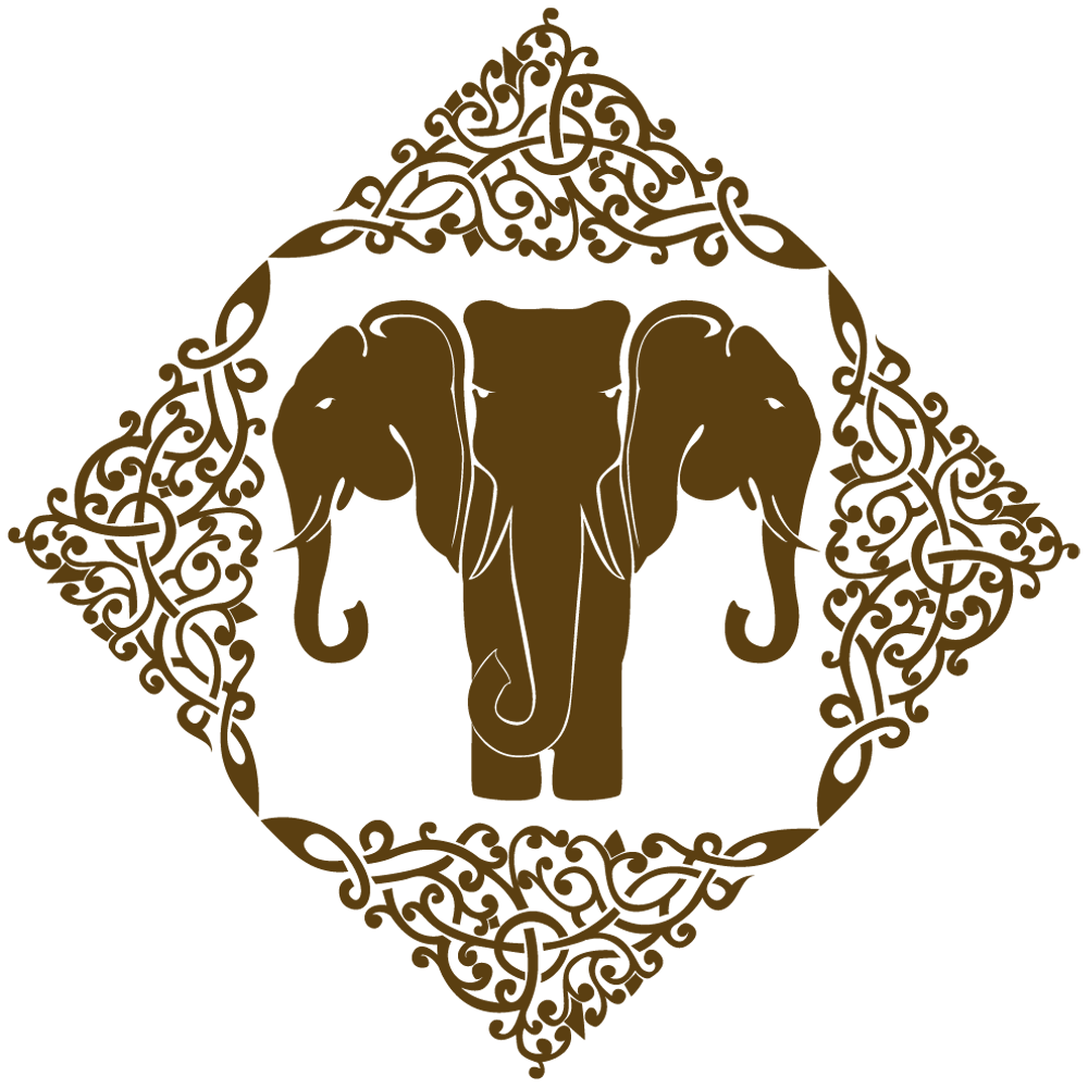 Sticker-éléphants-royaux-thaïlande-asiatique-ambiance-décoration-asie-zen-adhésif-teinté-dans-la-masse-26-couleurs-au-choix-découpé-mural-ou-vitres-décoration-intérieure-DECO-VITRES