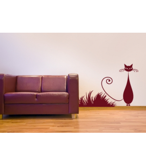 Sticker-chat-chambre-bébé-enfant-adhésif-teinté-dans-la-masse-26-couleurs-au-choix-découpé-mural-ou-vitres-décoration-intérieure-DECO-VITRES