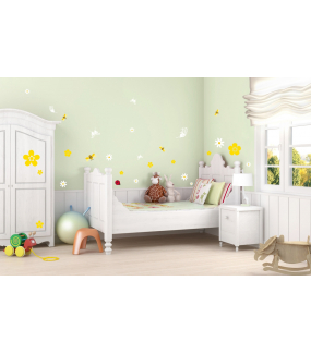 Stickers-9-fleurs-chambre-bébé-enfant-printemps-cuisine-salon-adhésif-teinté-dans-la-masse-26-couleurs-au-choix-découpé-mural-ou-vitres-décoration-intérieure-DECO-VITRES