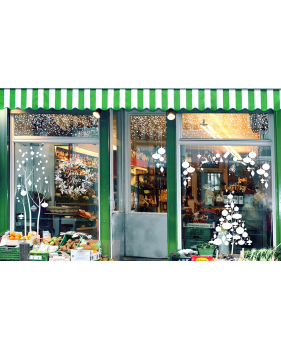 Sticker-frise-de-noël-icônes-boules-sapin-cristaux-renne-paquets-cadeaux-thème-blanc-vitrophanie-décoration-vitrine-noël-électrostatique-sans-colle-repositionnable-réutilisable-DECO-VITRES