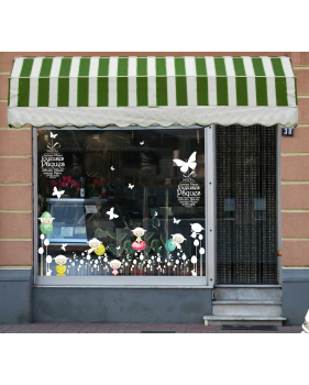 Sticker-agneaux-et-oeufs-de-pâques-couleurs-acidulées-animaux-vitrophanie-décoration-vitrine-pâques-printanière-électrostatique-sans-colle-repositionnable-réutilisable-DECO-VITRES