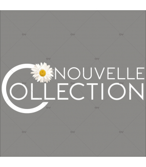 Sticker-nouvelle-collection-pâquerette-printemps-vitrophanie-décoration-vitrine-promotionnelle-électrostatique-sans-colle-repositionnable-réutilisable-DECO-VITRES