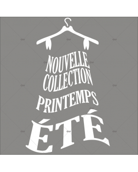 Sticker-nouvelle-collection-printemps-été-robe-vitrophanie-décoration-vitrine-promotionnelle-électrostatique-sans-colle-repositionnable-réutilisable-DECO-VITRES